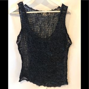 Hand knitted tank top